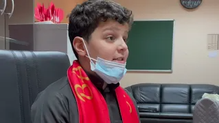 الفارابي تيوب: الطالب أحمد علي مطر يجري حواراً مع المدير المساعد أ. علي الشرعة