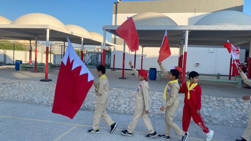 مسيرة المشي الصباحي بمناسبة العيد الوطني المجيد