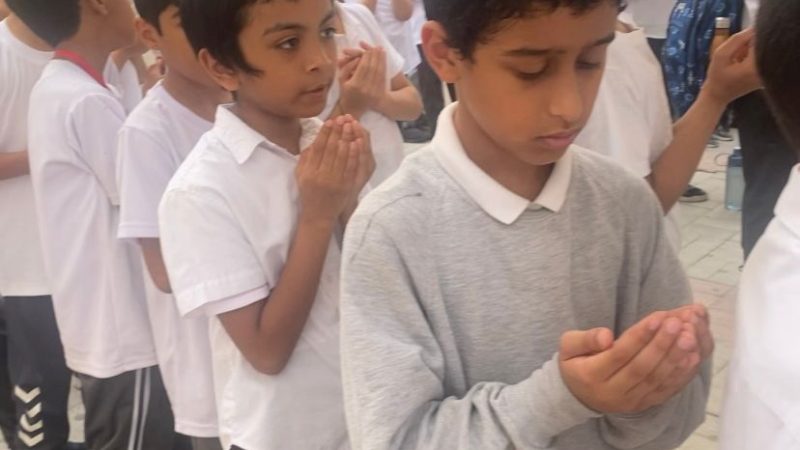 الدعاء الصباحي اليومي في الطابور الصباحي