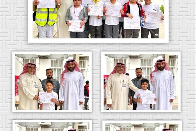تكريم الطلبة الفائزين في برنامج فرسان الصباح للحضور المبكر
