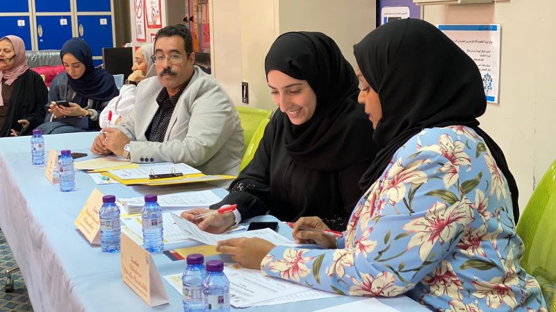 ‏قسم اللغة الانجليزية يشارك في لجنة التحكيم مسابقة Spelling Bee في ابتدائية الوادي