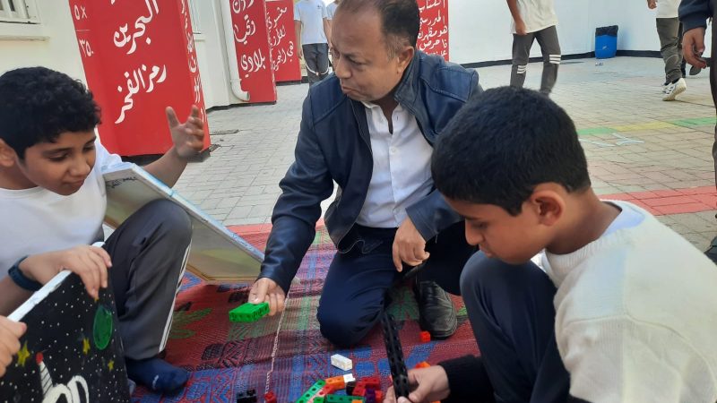 فسحتي متعتي: قسم الرياضيات يحول وقت الفسحة إلى تجربة تعليمية وتفاعلية لطلبة الفارابي